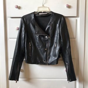 Zara Faux Leather Jacket